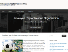 Tablet Screenshot of himalayanraptorrescue.org